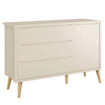 Cômoda Infantil Theo 1 Porta Areia Com Pés Madeira Natural - Reller Cômoda Infantil Theo 1 Porta Areia Com Pés Madeira Natural - Reller