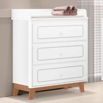 Comoda Infantil Trocador Pietro 100 em MDF
