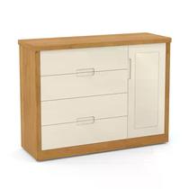 Cômoda Infantil Tutto New Freijó/Off White - Matic Móveis