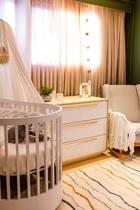 Cômoda Infantil Wave Redonda Cor Branca Com Madeira Divicar