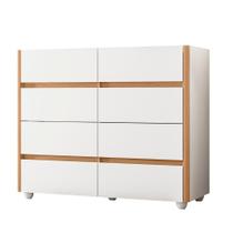 Cômoda Infinite 120cm 8 Gavetas com Pés