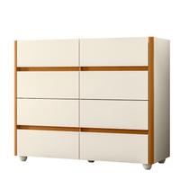 Comoda Infinite 8 Gavetas Off White/Cinamomo - ABZ