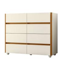 Cômoda Infinite para Quarto de Casal 8 Gavetas em MDF Móveis Albatroz