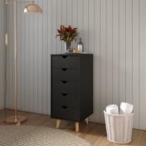 Cômoda Ipanema 5 Gavetas 40cm em MDP e Pintura BP Fosca