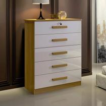 Comoda Ipanema 5 Gavetas Ddoro Castanho