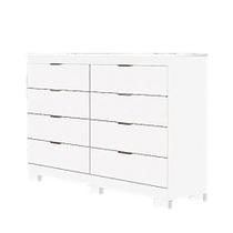 Cômoda Isadora Branco com 8 Gavetas Da Tuboarte 93x124x42 cm Cômoda Isadora Branco com 8 Gavetas Da Tuboarte 93x124x42 cm