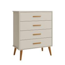 Cômoda Isis 4 Gavetas Areia Fosco