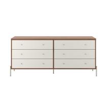 Cômoda Jasper 182cm 6 Gavetas Multifuncional Província