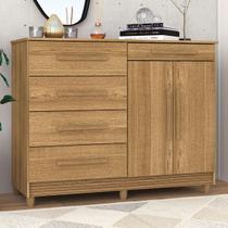 Cômoda Jasper 2 Portas 5 Gavetas Nature/Brisa - Panorama Móveis