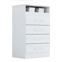 Cômoda Jessica em MDF com 4 Gavetas Acp Móveis