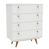 Cômoda Jolie Plus 4 GV Branca Cômoda Jolie Plus 4 GV Branca