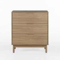 Cômoda Kaki 3 Gavetas 80 cm x 45 cm Tauari