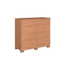 Cômoda Lara 8 Gavetas 5081A Castro Cedro