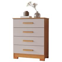 Cômoda Lídia Cinamomo Off White 4 Gavetas JCM Movelaria Cômoda Lídia Cinamomo Off White 4 Gavetas JCM Movelaria