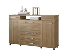 Comoda London 7 Gavetas 2 Portas Demobile