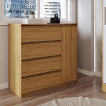 Cômoda Luna 1 Porta 4 Gavetas Marrocos/Off White - Panorama Móveis