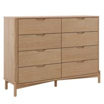 Comoda Madeira Macica Taeda 8 Gavetas 138 cm 3302U Festra Comoda Madeira Macica Taeda 8 Gavetas 138 cm 3302U Festra
