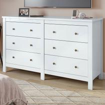 Cômoda Maggiore 6 Gavetas Branco - Móveis Lopas