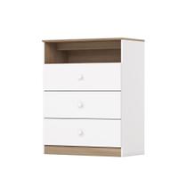 Cômoda Magia 3 Gavetas I726 Branco Jequitibá Hp - Henn