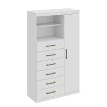 Cômoda Marabá 1 PT 6 GV Branca Cômoda Marabá 1 PT 6 GV Branca