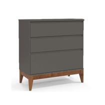 Cômoda Matic Nature 3 Gavetas Cinza Ecowood