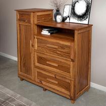 Cômoda Mato Grosso 1 Portas 3 Gavetas com Espelho Ypê - Rodmóveis