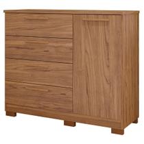 Cômoda Mavi 4 Gavetas 1 Porta MDF Cômoda Mavi 4 Gavetas 1 Porta MDF