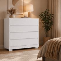 Comoda Miray 4 gavetas 100% MDF Comoda Miray 4 gavetas 100% MDF