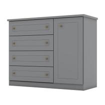 Cômoda Mississipi Cinza Henn