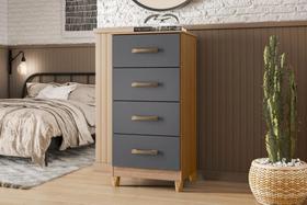 Cômoda Mobi 4 gavetas Móveis Albatroz Cômoda Mobi 4 gavetas Móveis Albatroz