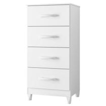 Cômoda Mobi Compacta com 4 Gavetas Albatroz Cômoda Mobi Compacta com 4 Gavetas Albatroz