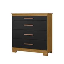 Cômoda Modena 904 Quarto 4 Gavetas Com Pés Plástico