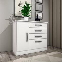 Cômoda moderna para quarto de casal - Chicago-Neve - Tcil Móveis Cômoda moderna para quarto de casal - Chicago-Neve - Tcil Móveis