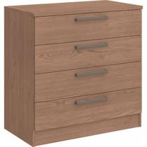 Cômoda Modulada Requinte com 4 Gavetas - Macadâmia Cômoda Modulada Requinte com 4 Gavetas - Macadâmia