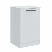 Cômoda Módulo Inferior 1 Porta Requinte 100% MDF Branco/Line Cômoda Módulo Inferior 1 Porta Requinte 100% MDF Branco/Line