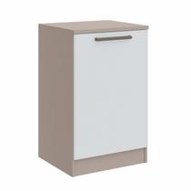 Cômoda Módulo Inferior 1 Porta Requinte 100% MDF Cinza/Duna Line/Branco Cômoda Módulo Inferior 1 Porta Requinte 100% MDF Cinza/Duna Line/Branco