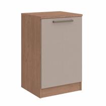 Cômoda Módulo Inferior 1 Porta Requinte 100% MDF Marrom/Macadâmia/Duna Line Cômoda Módulo Inferior 1 Porta Requinte 100% MDF Marrom/Macadâmia/Duna Line
