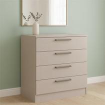 Cômoda Módulo Inferior 4 Gavetas Requinte+ 100% MDF Cinza/Duna Line Cômoda Módulo Inferior 4 Gavetas Requinte+ 100% MDF Cinza/Duna Line