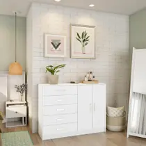 Cômoda Monteverde 2 PT 5 GV Branca