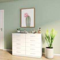 Cômoda Oklahoma 10Gv Branco