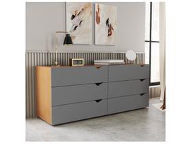 Cômoda Organizadora 150cm com 6 Gavetas 240821 Linha Porto Politorno