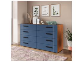 Cômoda Organizadora 150cm com 8 Gavetas 240838 Linha Lisboa Politorno Móveis