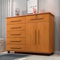 Cômoda Organizadora 6 Gavetas e Sapateira Gran Luxo - Nature