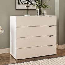 Cômoda Organizadora 90cm com 4 Gavetas 240823 Linha Porto Politorno