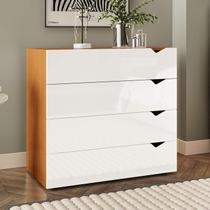 Cômoda Organizadora 90cm com 4 Gavetas 240823 Linha Porto Politorno