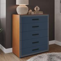Cômoda Organizadora 90cm com 5 Gavetas 240831 Linha Valência Politorno