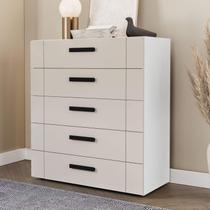 Cômoda Organizadora 90cm com 5 Gavetas 240840 Linha Lisboa Politorno Móveis