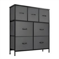 Cômoda organizadora Decoteam com 7 Gavetas Multiuso