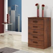 Cômoda Organizadora Grande 5 Gavetas Quarto Casal Café