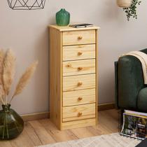 Cômoda Organizadora Madeira 6 Gavetas Rondo